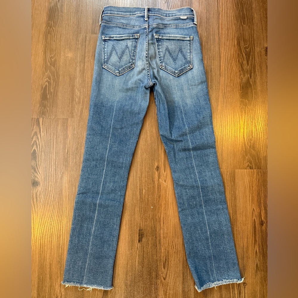 MOTHER The Rascal Ankle Fray Jeans - Size 24